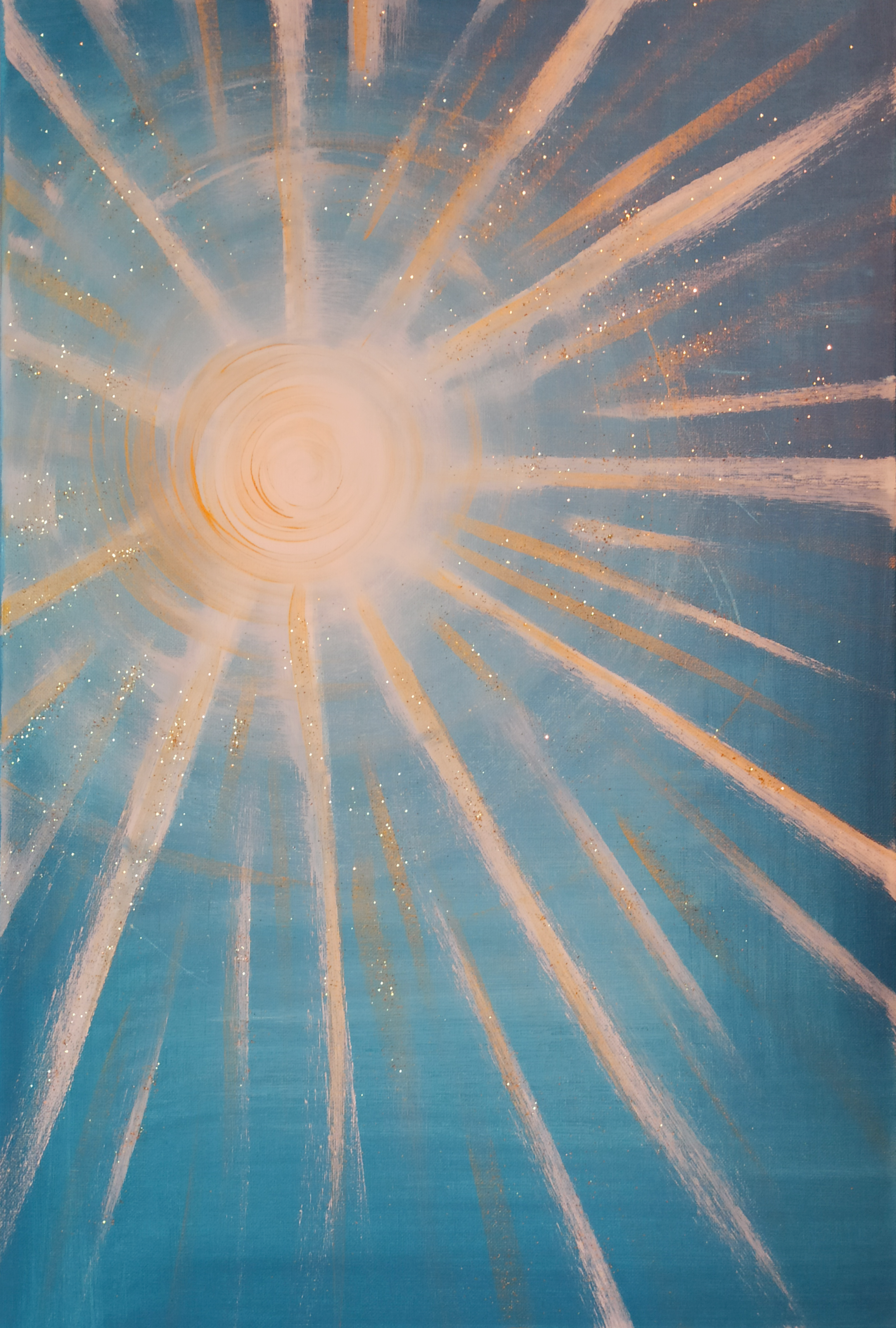 Lichtquelle – Gemälde von Sarah Michelle Bauer